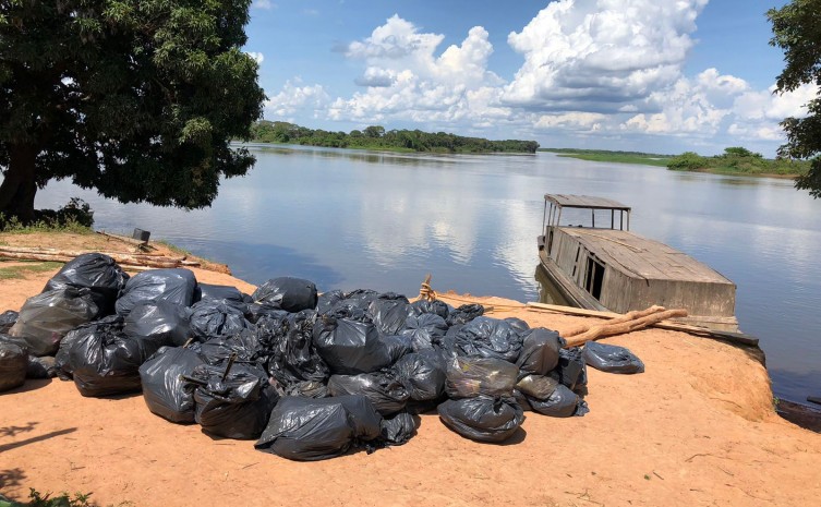 Objetivo é sensibilizar a comunidade quanto aos problemas gerados pelos resíduos sólidos depositados de forma inadequada na aldeia - Foto: Semarh/Governo do Tocantins