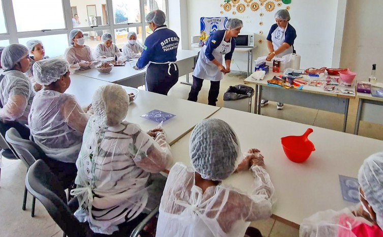 A oficina foi ministrada por agentes de segurança socioeducativas do Ceip Feminino de Palmas - Foto: Seciju/Governo do Tocantins
