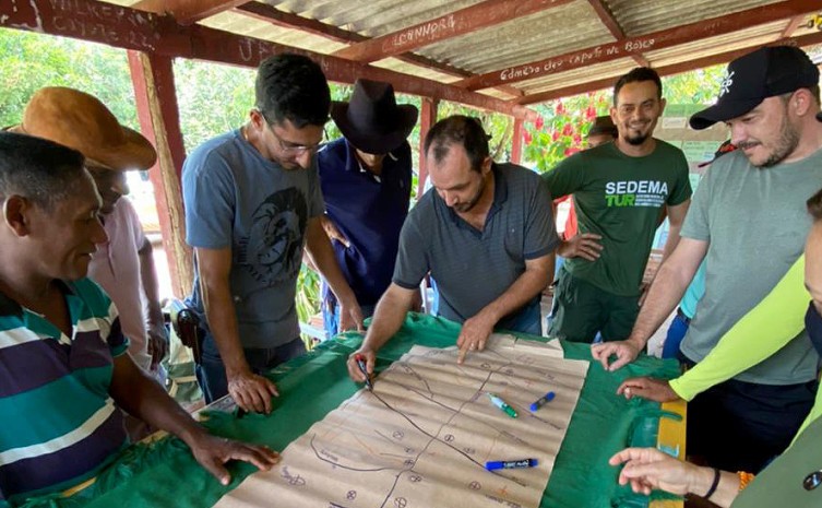 Naturatins e Prefeitura de Novo Acordo definem calendário de queima com Comunidade Taboca - Foto: Naturatins/Governo do Tocantins