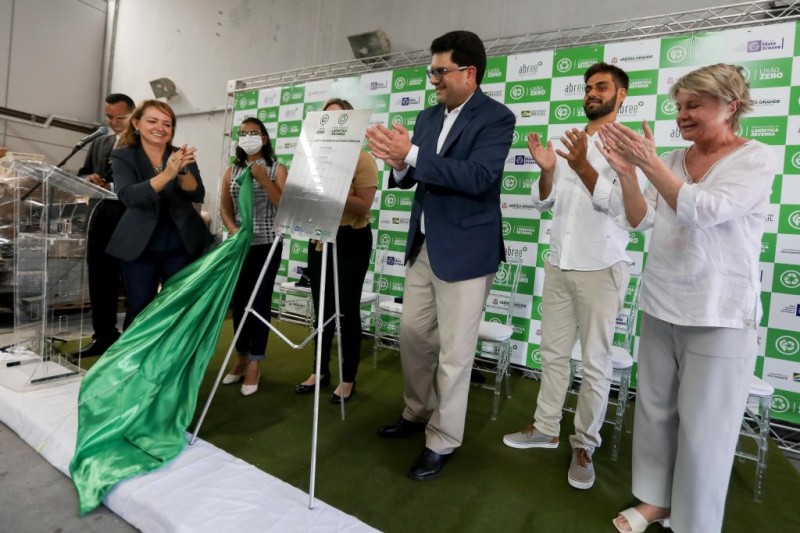 Secretária do Meio Ambiente, Mauren Lazzaretti participa de inauguração da 1ª Central da Logística Reversa de Eletroeletrônicos de Mato Grosso - Foto por: Michel Alvim - SECOM / MT