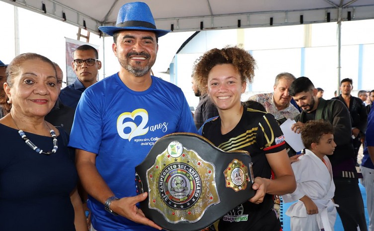 Governador Wanderlei Barbosa destacou que comemorar o aniversário com eventos esportivos é uma ótima forma de promover as mais variadas modalidades do esporte - Foto: Antonio Gonçalves/Governo do Tocantins