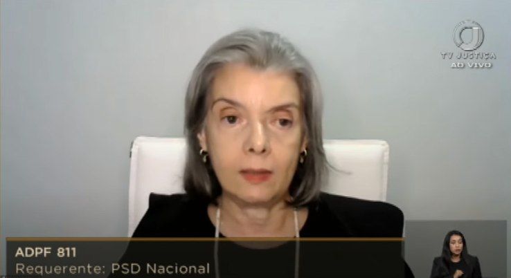 A ministra Cármen Lúcia, do STF - (Foto: Youtube/Reprodução 08.04.2021)