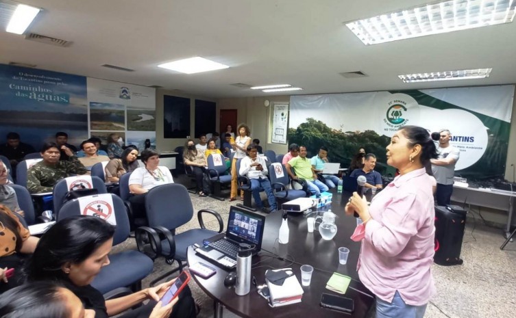Secretária Miyuki Hyashida destacou a intenção do Governo do Estado de estar cada vez mais próximo dos povos indígenas e comunidades tradicionais do Tocantins - Foto: Fábia Lázaro/Governo do Tocantins
