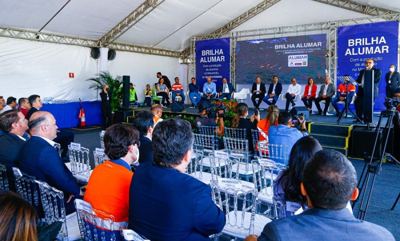 - Reinauguração da fábrica Redução, da Alumar. (Foto: Handson Chagas)