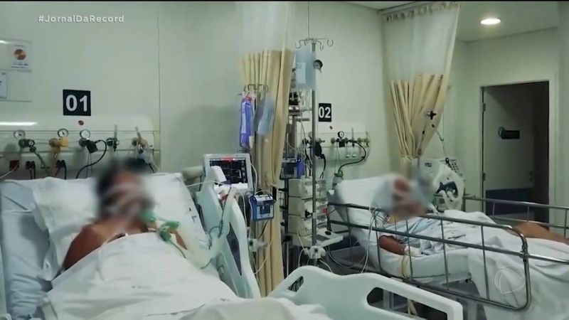 Brasil tem 351.334 mortes por covid-19 - (Foto: Reprodução/Record TV)