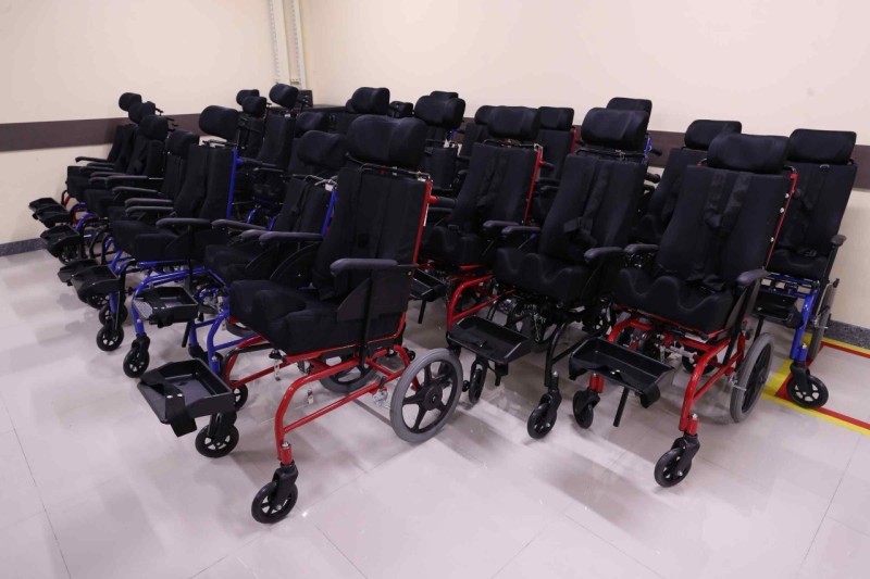 cadeiras de rodas adaptadas para pacientes do CER III