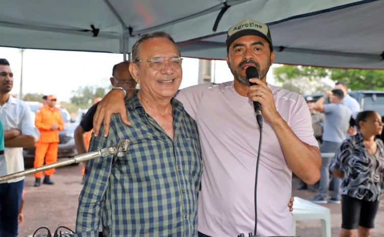 Governador Wanderlei Barbosa esteve em tradicional evento na cidade de Pium, onde reforçou o compromisso da gestão em destinar recursos para obras de infraestrutura - Foto: Antonio Gonçalves/Governo do Tocantins
