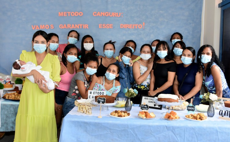 Café da manhã foi direcionado as mamães que participam do Método Canguru no Dona Regina - Foto: Erlene Miranda/Governo do Tocantins