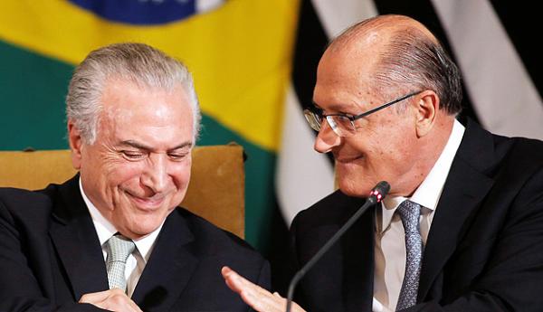 Michel Temer e Geraldo Alckmin 