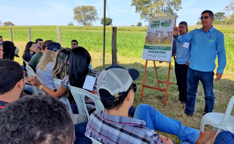 Unidade implantada pelo Ruraltins faz parte do Programa Integra Zebu visando à formação de pastagem - Foto: Ruraltins/Governo do Tocantins