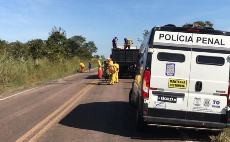 A manutenção está sendo executada na TO 354 (Pugmil/Pium), TO 164 (Pium/Cristalândia) e TO 255 (Nova Rosalândia/Lagoa da Confusão) - Foto: Seciju/Governo do Tocantins